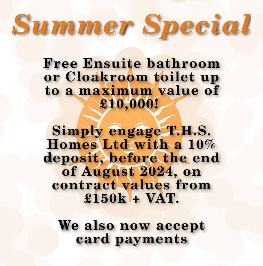 splash image of special offer, with free en suite bathroom or washroom with contracts of £150K+